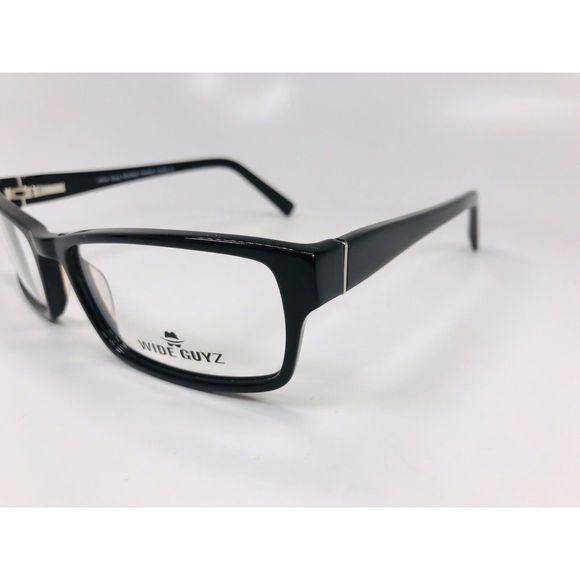 New Wide Guyz Black MOOSE Eyeglasses 60mm for The Stylish Large Man - Picture 4 of 12